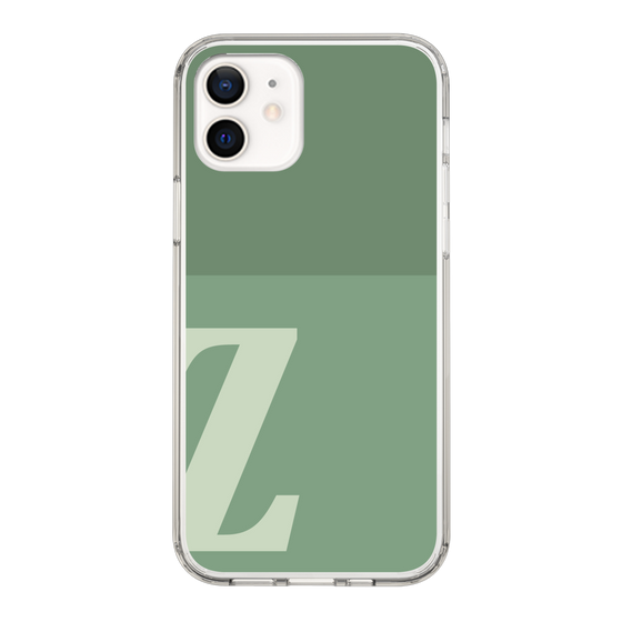 Slim Protection Case［ Original - initial two tone - Z green ］