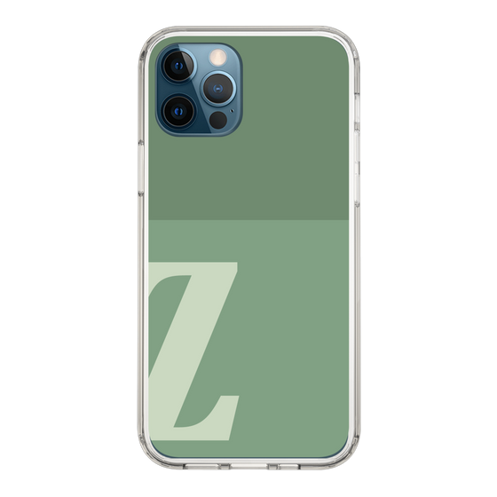 Slim Protection Case［ Original - initial two tone - Z green ］