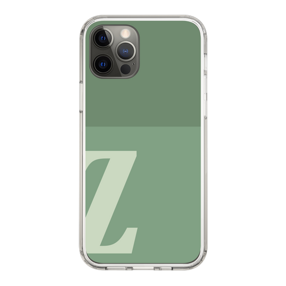 Slim Protection Case［ Original - initial two tone - Z green ］