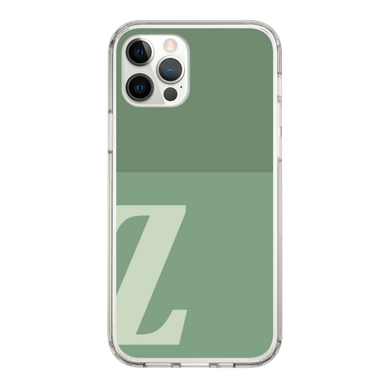 Slim Protection Case［ Original - initial two tone - Z green ］
