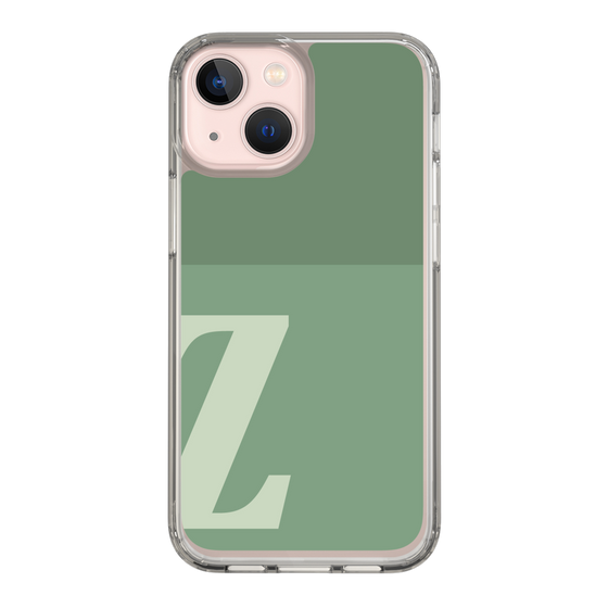 Slim Protection Case［ Original - initial two tone - Z green ］