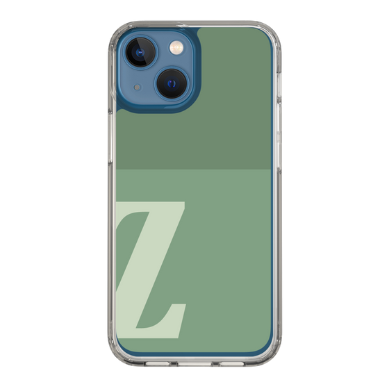 Slim Protection Case［ Original - initial two tone - Z green ］