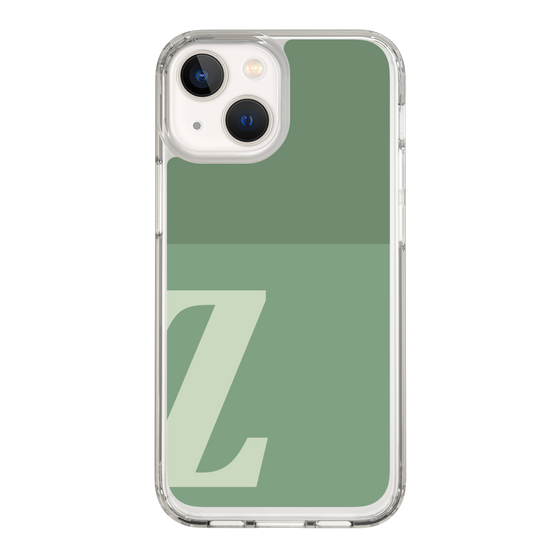 Slim Protection Case［ Original - initial two tone - Z green ］
