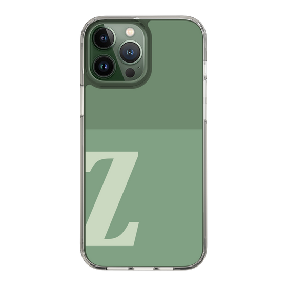 Slim Protection Case［ Original - initial two tone - Z green ］