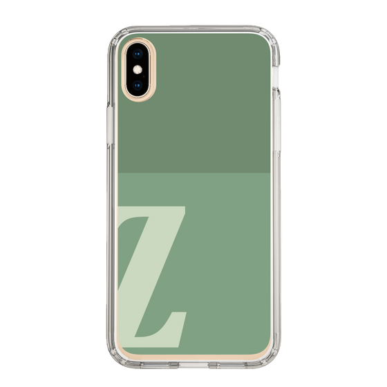 Slim Protection Case［ Original - initial two tone - Z green ］