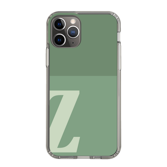 Slim Protection Case［ Original - initial two tone - Z green ］