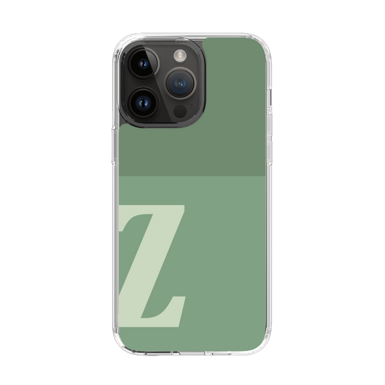 Slim Protection Case［ Original - initial two tone - Z green ］