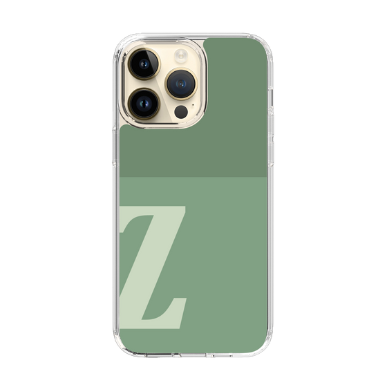 Slim Protection Case［ Original - initial two tone - Z green ］