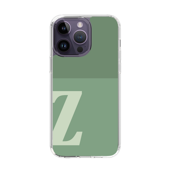 Slim Protection Case［ Original - initial two tone - Z green ］