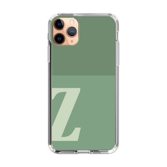 Slim Protection Case［ Original - initial two tone - Z green ］