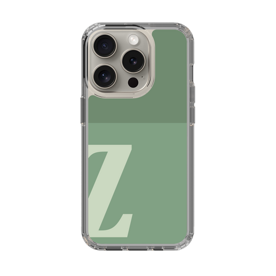 Slim Protection Case［ Original - initial two tone - Z green ］