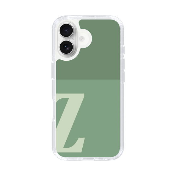 Slim Protection Case［ オリジナル - initial two tone - Z green ］