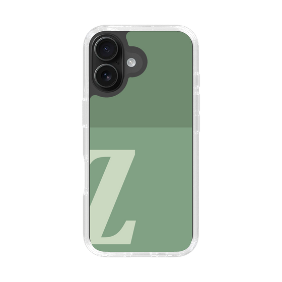 Slim Protection Case［ オリジナル - initial two tone - Z green ］
