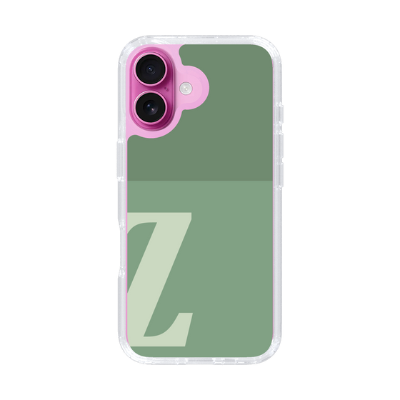 Slim Protection Case［ オリジナル - initial two tone - Z green ］