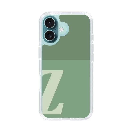Slim Protection Case［ オリジナル - initial two tone - Z green ］