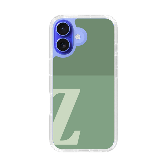 Slim Protection Case［ オリジナル - initial two tone - Z green ］