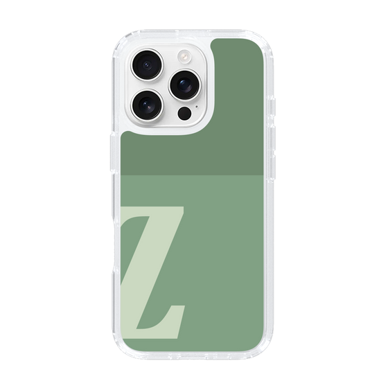 Slim Protection Case［ オリジナル - initial two tone - Z green ］