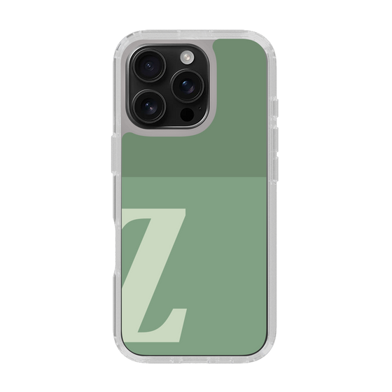 Slim Protection Case［ オリジナル - initial two tone - Z green ］