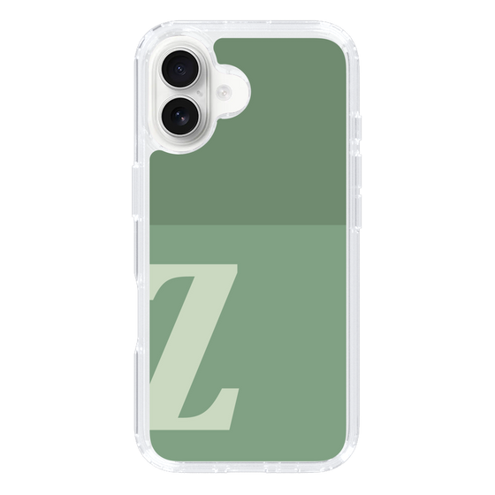Slim Protection Case［ オリジナル - initial two tone - Z green ］