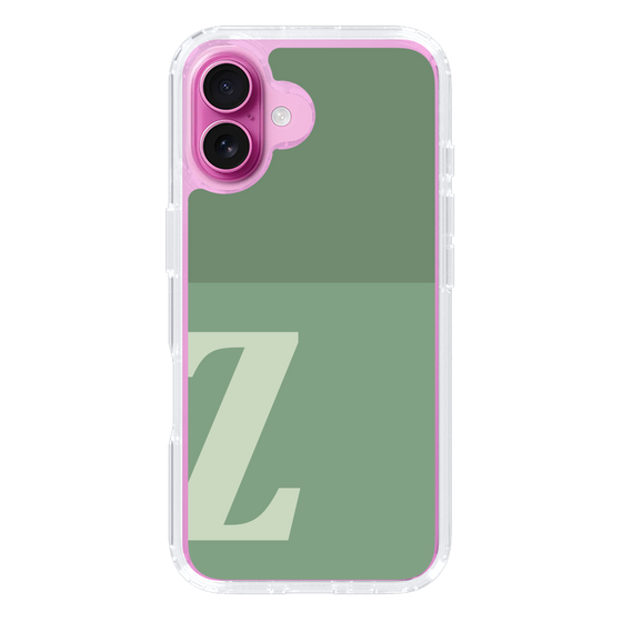 Slim Protection Case［ オリジナル - initial two tone - Z green ］