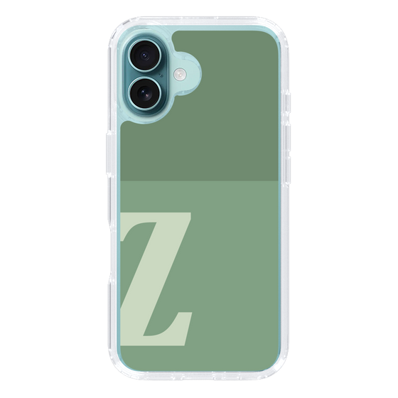 Slim Protection Case［ オリジナル - initial two tone - Z green ］