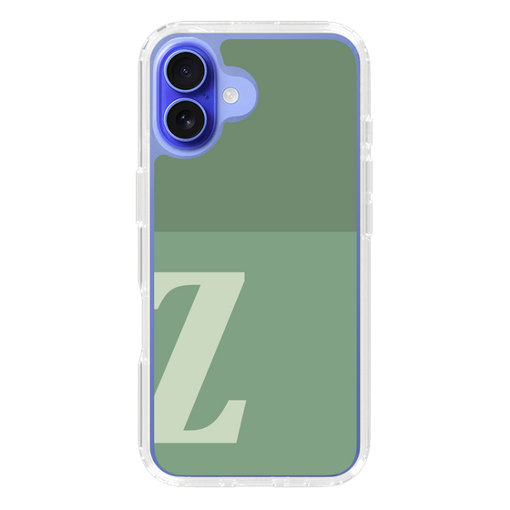 Slim Protection Case［ オリジナル - initial two tone - Z green ］