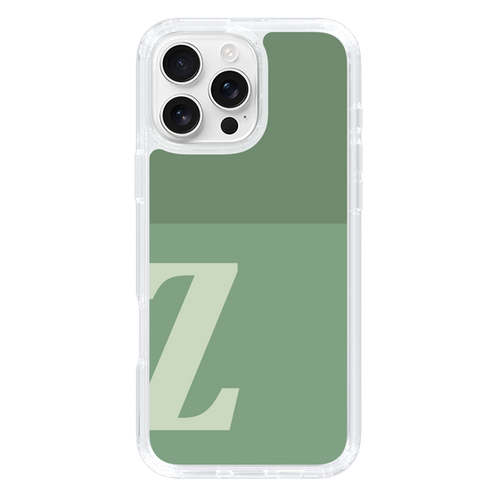 Slim Protection Case［ オリジナル - initial two tone - Z green ］