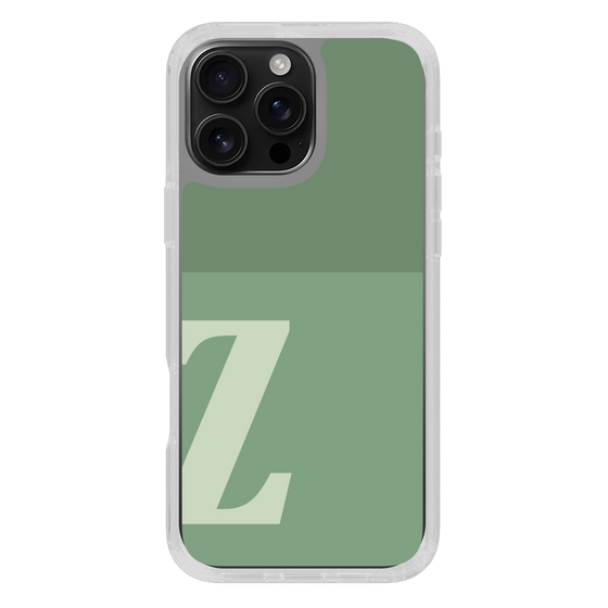 Slim Protection Case［ オリジナル - initial two tone - Z green ］