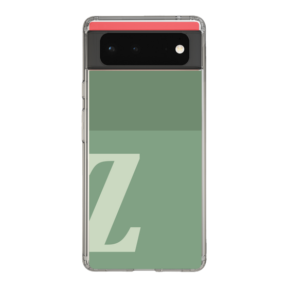 Slim Protection Case［ Original - initial two tone - Z green ］