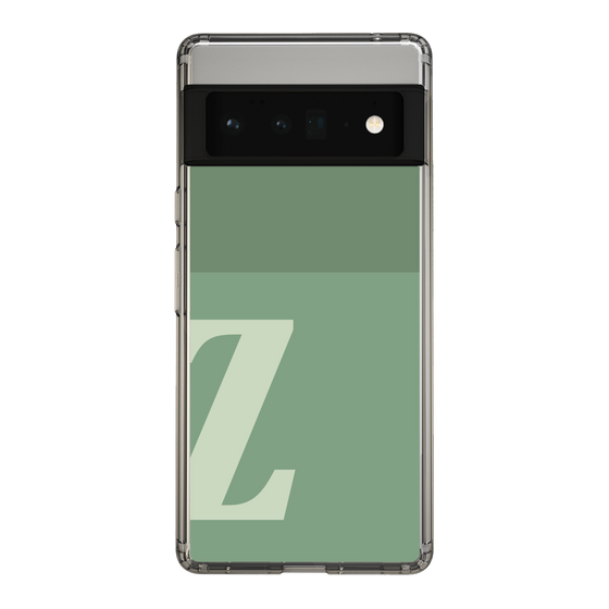 Slim Protection Case［ Original - initial two tone - Z green ］