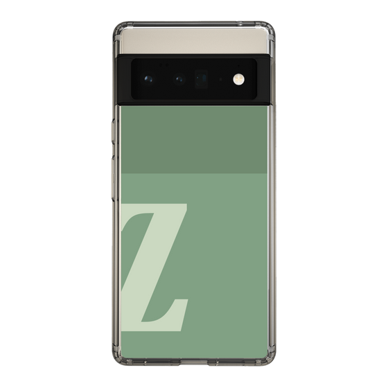 Slim Protection Case［ Original - initial two tone - Z green ］