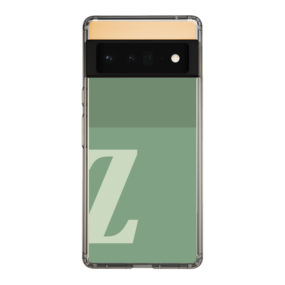 Slim Protection Case［ Original - initial two tone - Z green ］