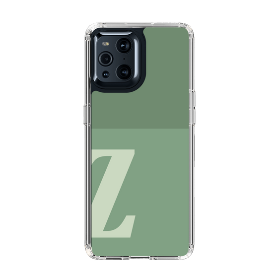 Slim Protection Case［ Original - initial two tone - Z green ］
