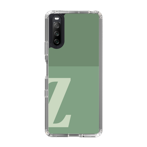 Slim Protection Case［ Original - initial two tone - Z green ］