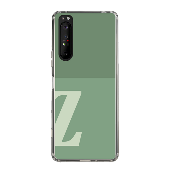 Slim Protection Case［ Original - initial two tone - Z green ］