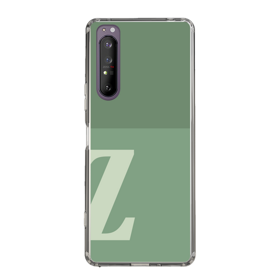 Slim Protection Case［ Original - initial two tone - Z green ］