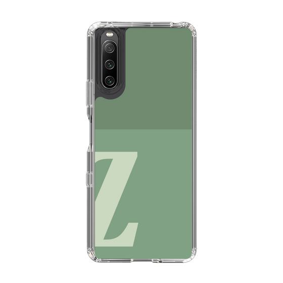 Slim Protection Case［ Original - initial two tone - Z green ］