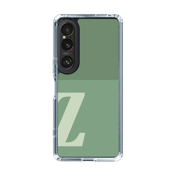 Slim Protection Case［ Original - initial two tone - Z green ］