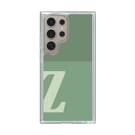 Slim Protection Case［ Original - initial two tone - Z green ］