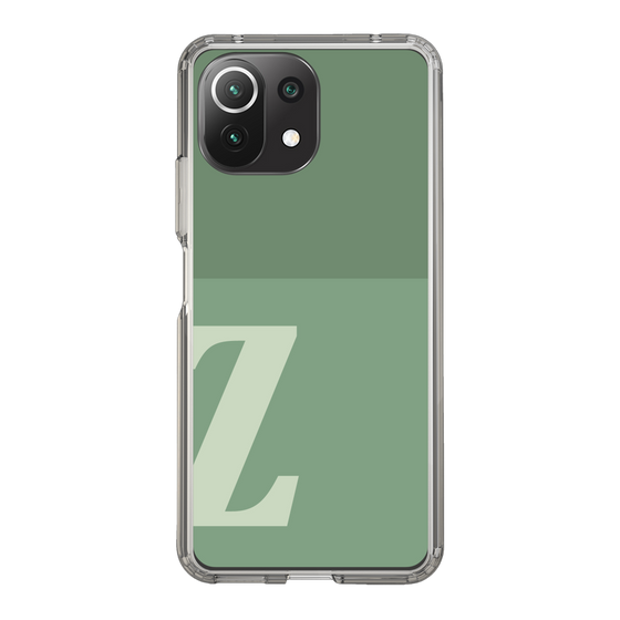 Slim Protection Case［ Original - initial two tone - Z green ］