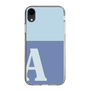 Slim Protection Case［ Original - initial two tone - A blue ］