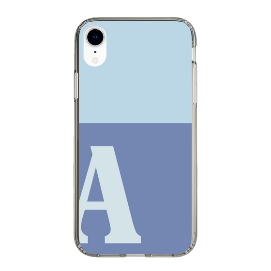 Slim Protection Case［ Original - initial two tone - A blue ］