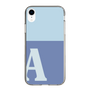 Slim Protection Case［ Original - initial two tone - A blue ］