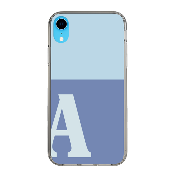 Slim Protection Case［ Original - initial two tone - A blue ］