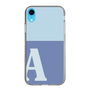 Slim Protection Case［ Original - initial two tone - A blue ］