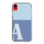 Slim Protection Case［ Original - initial two tone - A blue ］