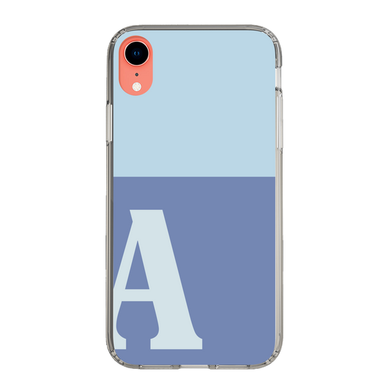 Slim Protection Case［ Original - initial two tone - A blue ］