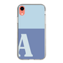Slim Protection Case［ Original - initial two tone - A blue ］