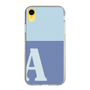 Slim Protection Case［ Original - initial two tone - A blue ］