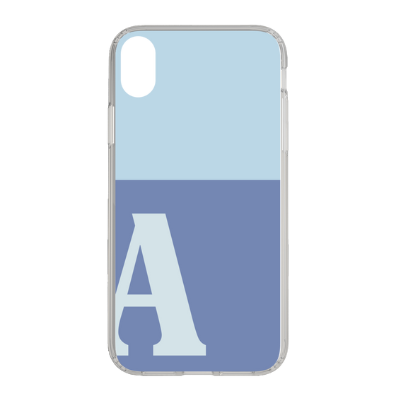 Slim Protection Case［ Original - initial two tone - A blue ］
